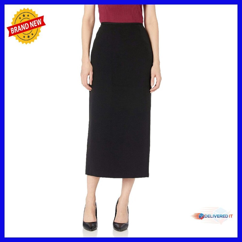 Stretch Crepe Pencil Skirt Work Wear Plus Size 34 Inch
